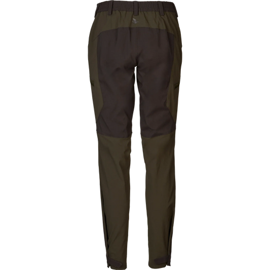 Pantaloni Seeland Dama Larch Stretch- Pine Green/Chocolate Torte