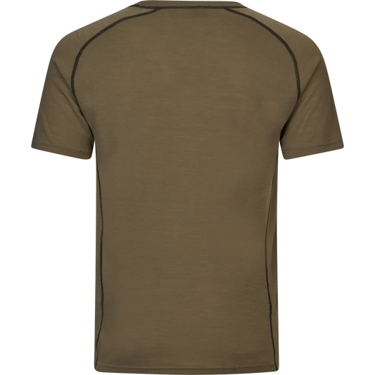 Tricou Seeland Apex Merino, Covert Green