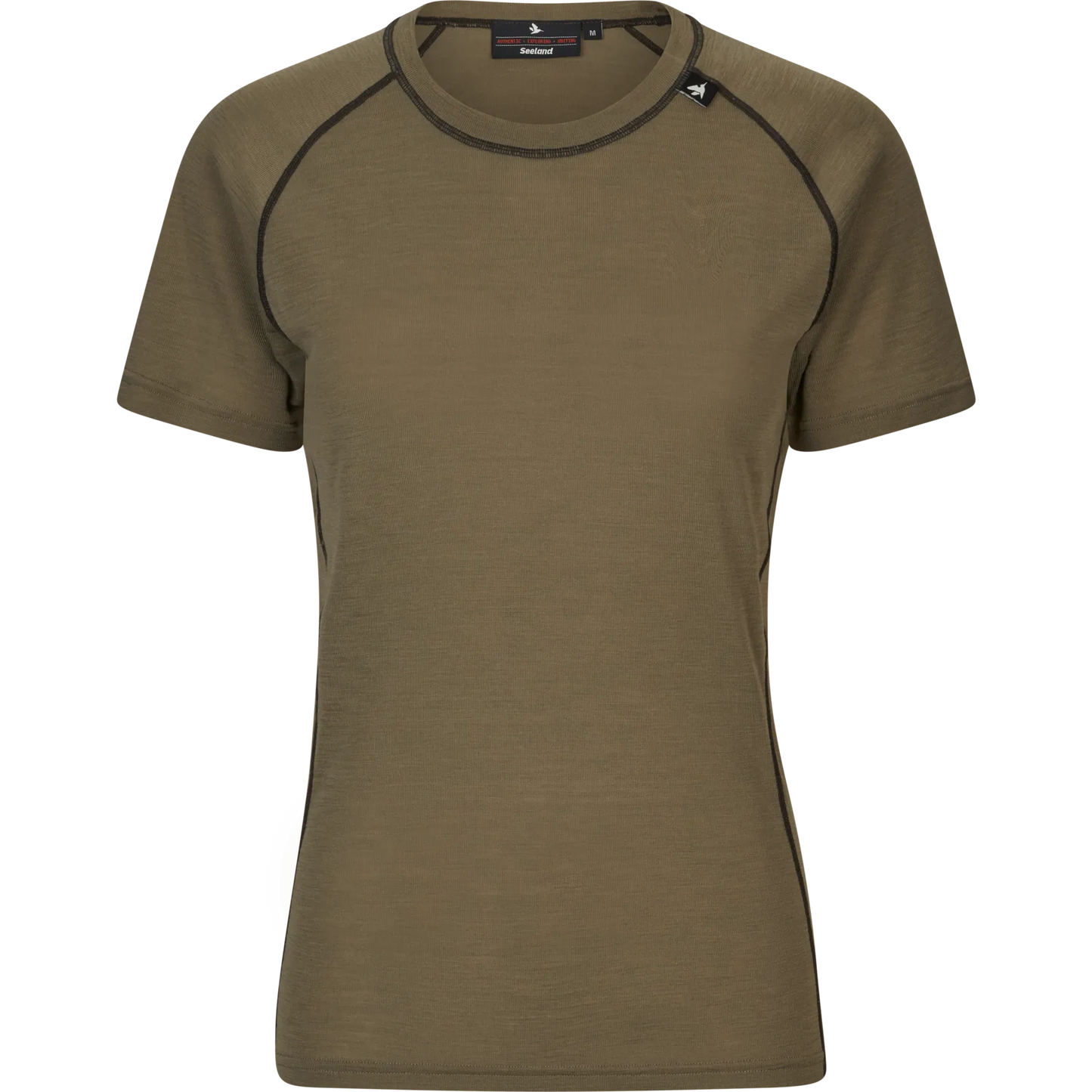 Tricou dama Seeland Apex Aia Merino, Covert Green