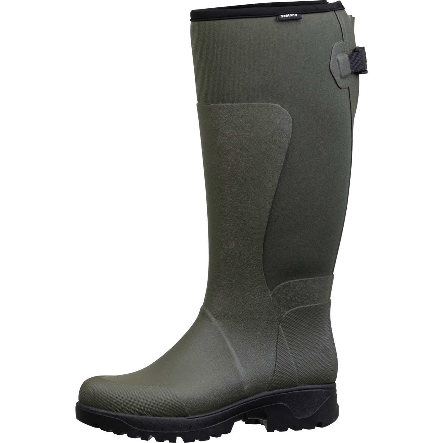 Cizme dama Seeland Hillside Flex Women, Pine Green, cu neopren, material flexibil pe picior