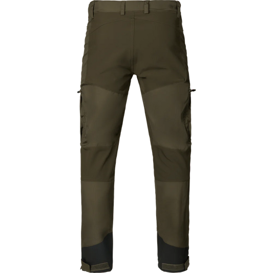 Pantaloni Seeland Hemlock, elastici si respirabili, Pine Green/Grizzly Brown