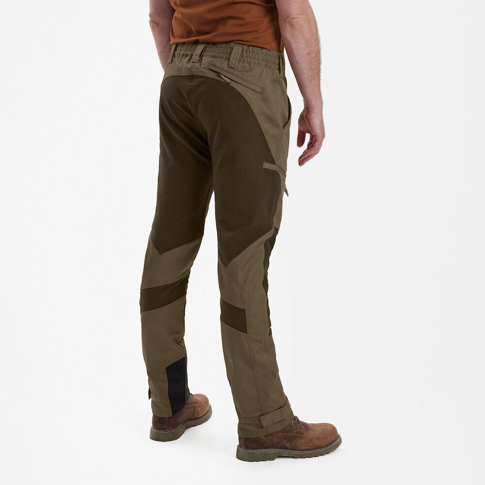 Pantaloni elastici Deerhunter Rogaland Stretch cu contrast, Driftwood