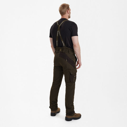 Pantaloni Deerhunter Muflon Extreme, culoare Wood, cu bretele, de iarna