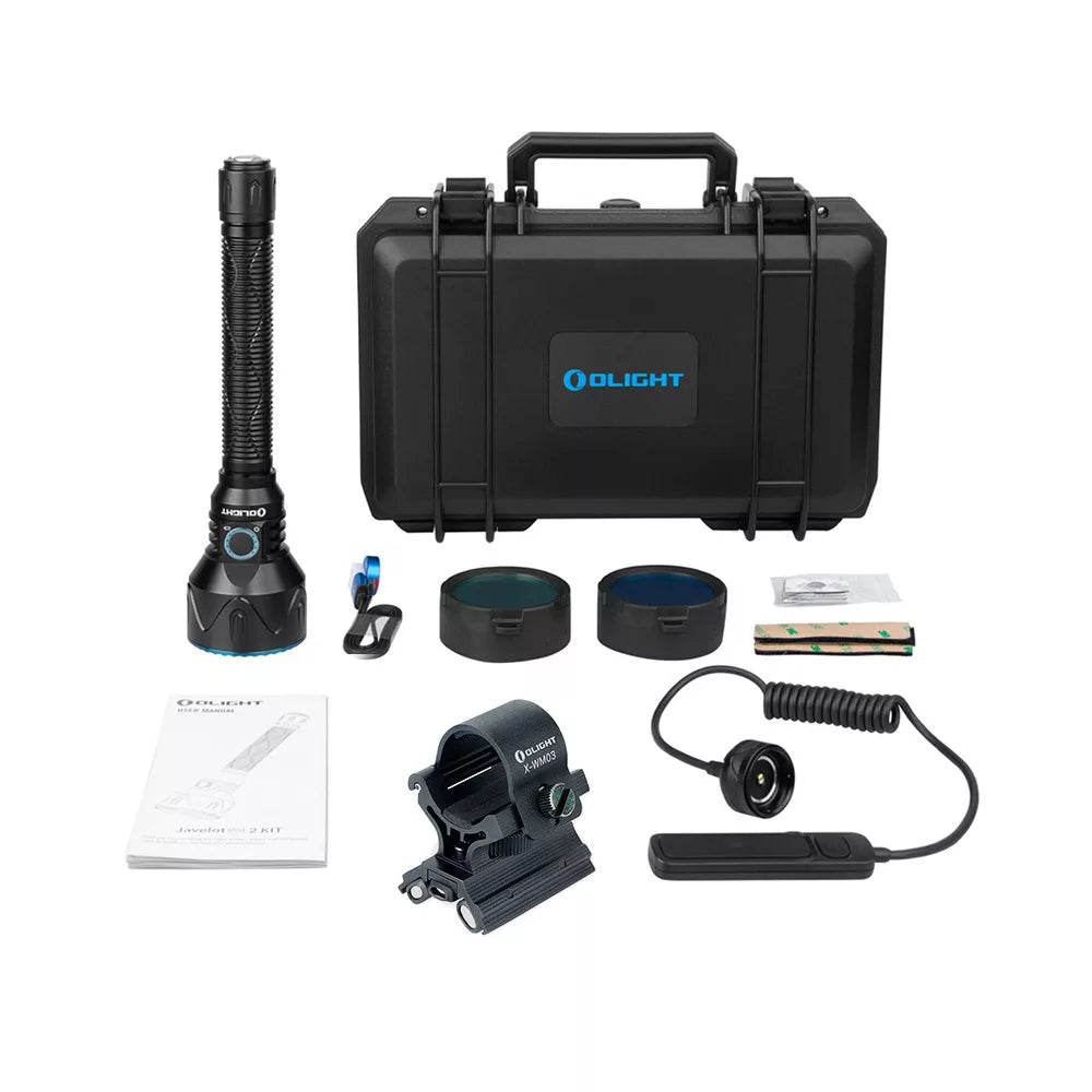 Set complet Lanterna Olight Javelot PRO 2, 2500 lumeni / 1050m distanta