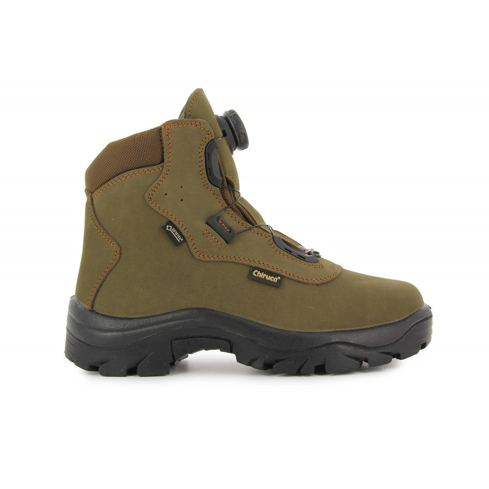 Bocanci CHIRUCA Labrador, Gore-Tex, sireturi rapide BOA, piele olive, impermeabili