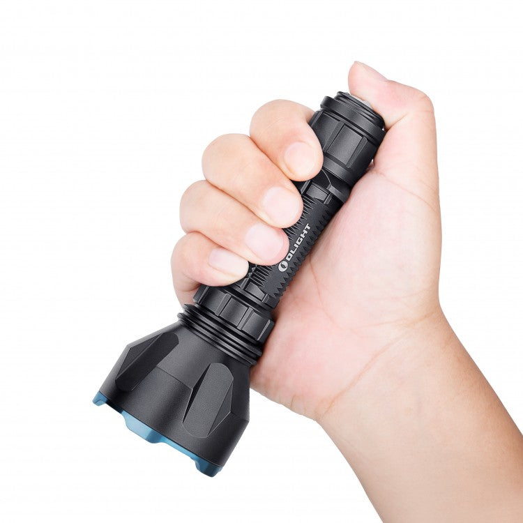 Set complet Lanterna Olight Warrior X TURBO, 1100 lumeni / 1000m distanta, incarcator magnetic