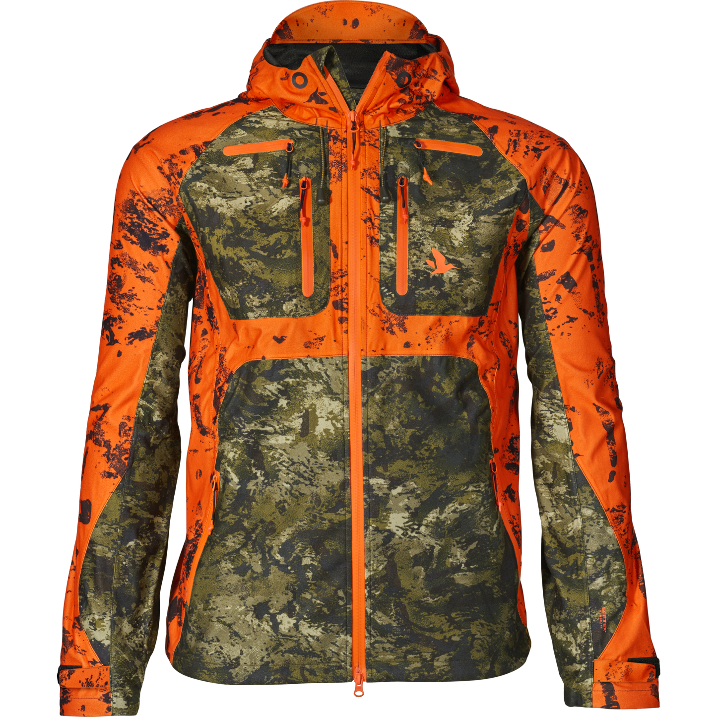 Geaca Seeland Vantage, impermeabila, orange/camo