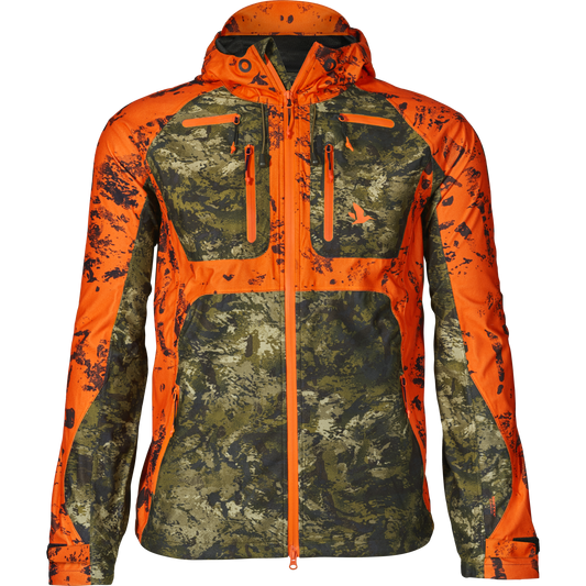 Geaca Seeland Vantage, impermeabila, orange/camo
