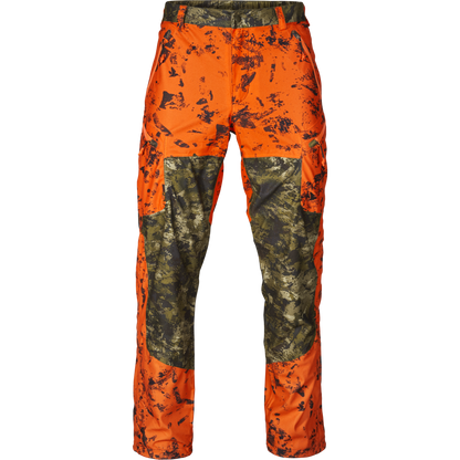 Pantaloni Seeland Vantage, impermeabili, orange/camo