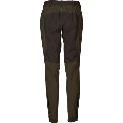 Pantaloni Seeland Dama Larch Stretch- Pine Green/Chocolate Torte