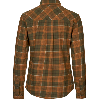 Camasa dama Seeland Skye Flannel, Grizzly Brown/Terracotta Check
