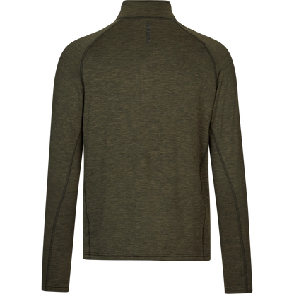 Bluza Seeland Peak Half Zip, Green Melange