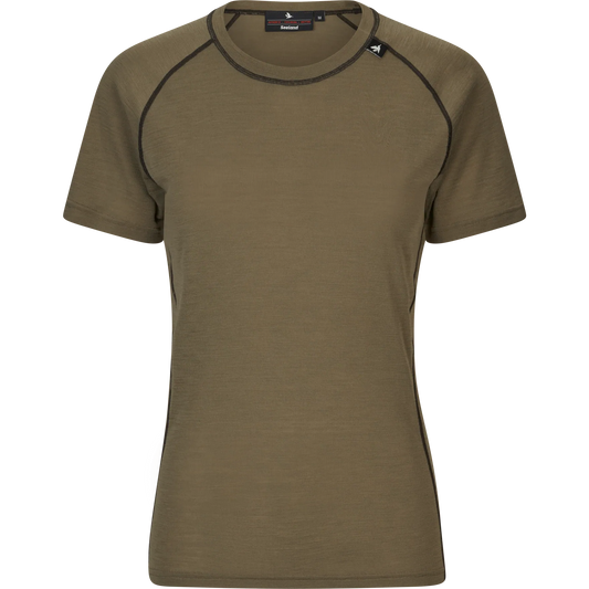 Tricou dama Seeland Apex Aia Merino, Covert Green