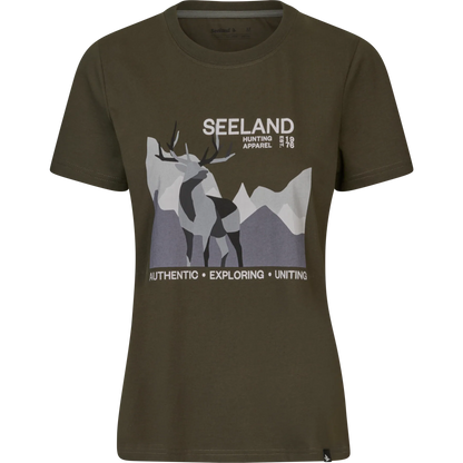 Tricou dama Seeland Sadie, Pine Green