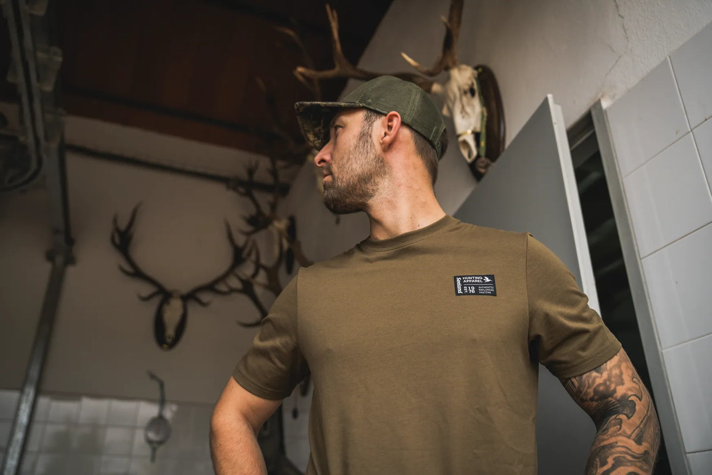 Tricou Seeland Striker, Military Olive