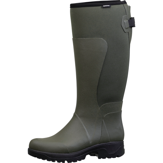 Cizme dama Seeland Hillside Flex Women, Pine Green, cu neopren, material flexibil pe picior