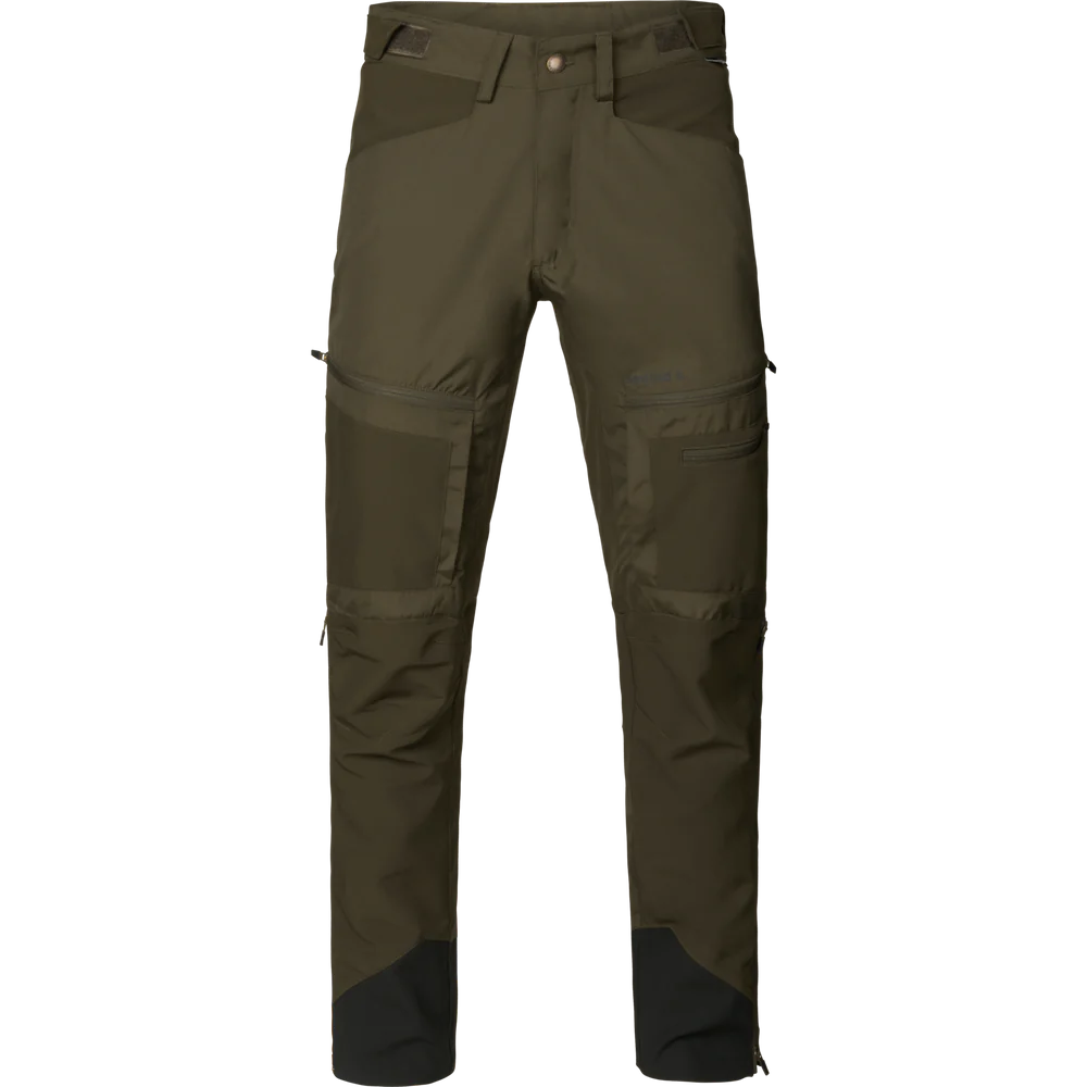 Pantaloni Seeland Hemlock, elastici si respirabili, Pine Green/Grizzly Brown