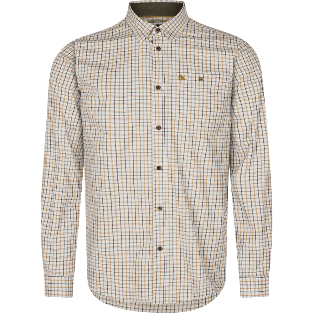 Camasa Seeland Oxford Shooting Shirt, Classic Blue/Classic Brown Check