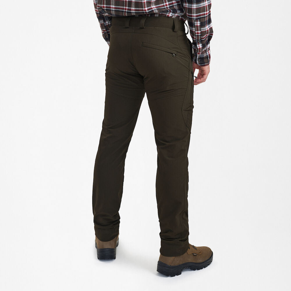 Pantaloni Deerhunter Northward, Bark Green, elastici si impermeabili