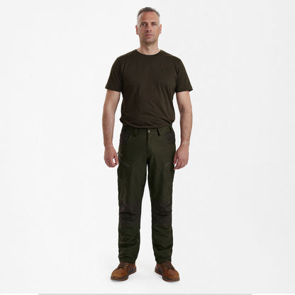 Pantaloni Deerhunter Chasse, Olive Night melange, elastici si impermeabili