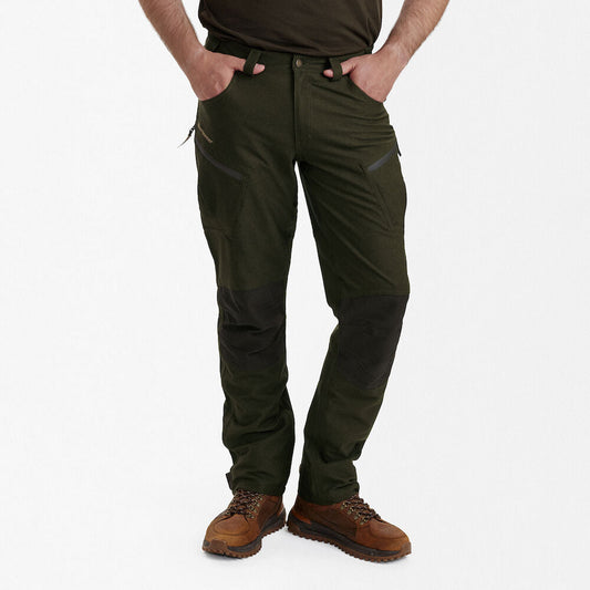 Pantaloni Deerhunter Chasse, Olive Night melange, elastici si impermeabili