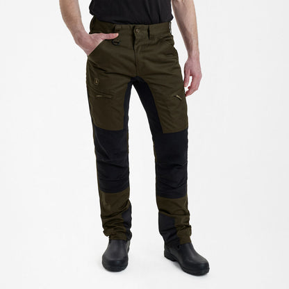 Pantaloni elastici Deerhunter Rogaland Stretch cu contrast, Adventure Green