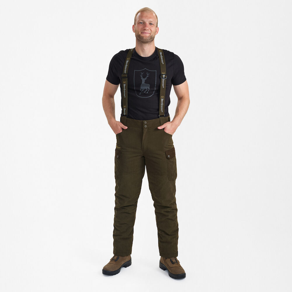 Pantaloni Deerhunter Eagle Winter, cu bretele, de iarna