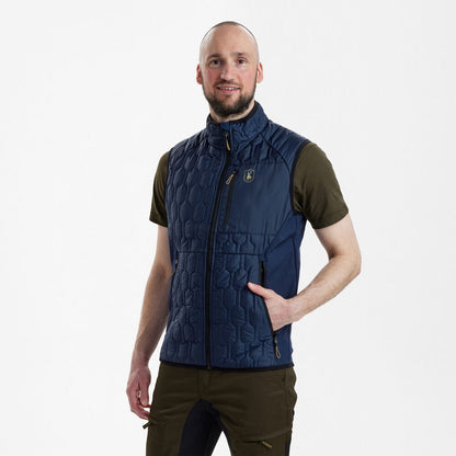 Vesta Deerhunter Mossdale Quilted, Dress Blues, rezistenta la apa
