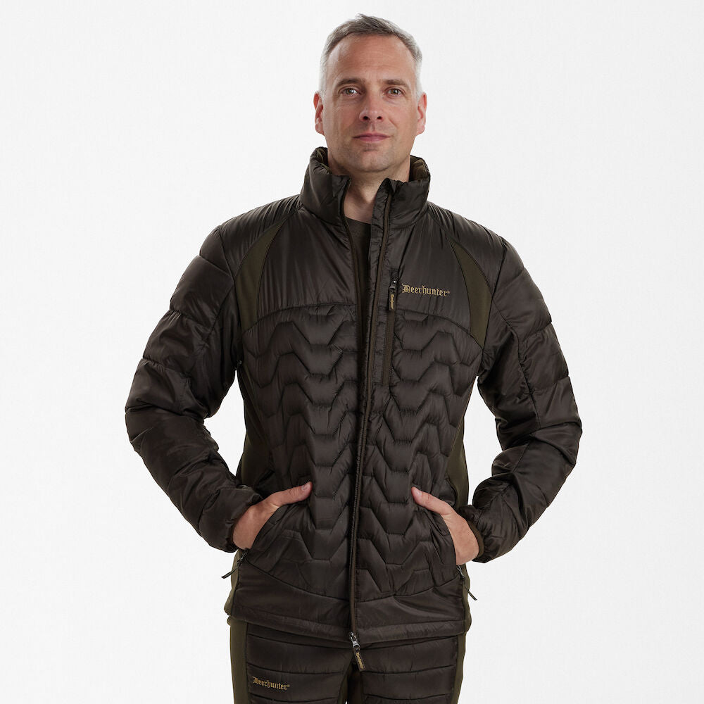 Geaca Deerhunter Excape Quilted, culoare Art Green, izolata si impermeabila