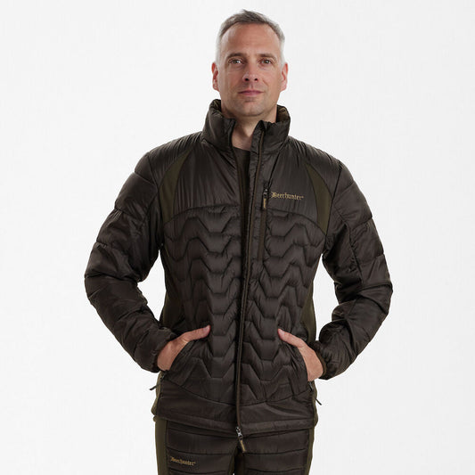 Geaca Deerhunter Excape Quilted, culoare Art Green, izolata si impermeabila