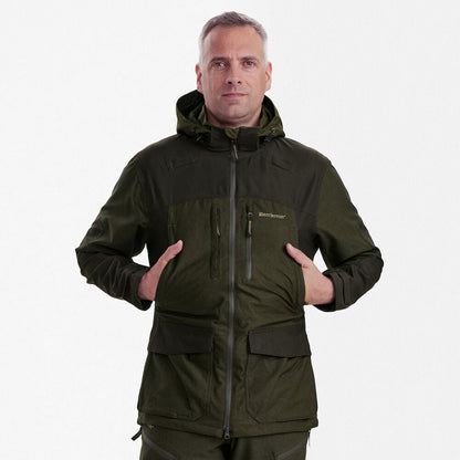Geaca Deerhunter Chasse, olive night melange, impermeabila