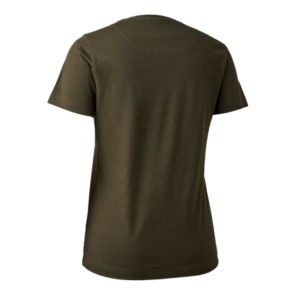 Tricou dama Deerhunter Lady Logo, Fallen Leaf