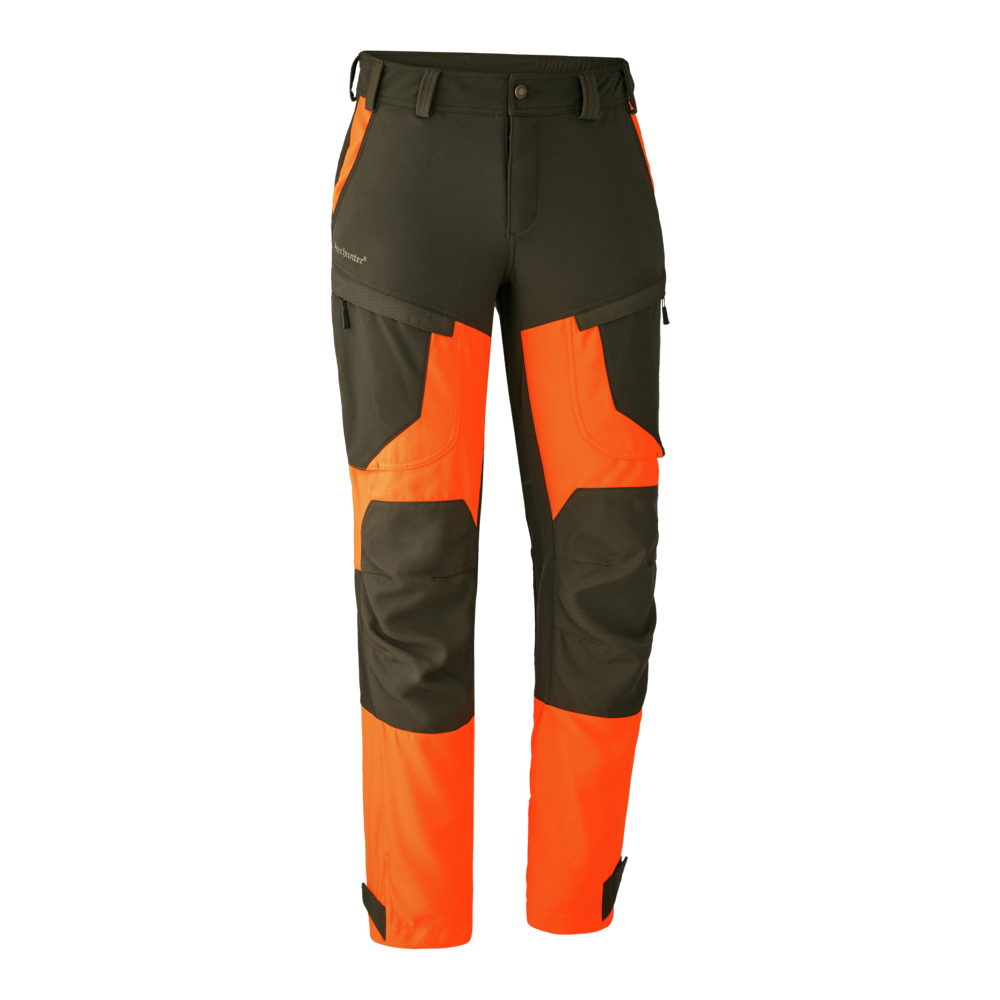 Pantaloni Deerhunter Strike Extreme, orange, impermeabili
