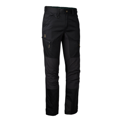 Pantaloni elastici Deerhunter Rogaland Stretch cu contrast, negru