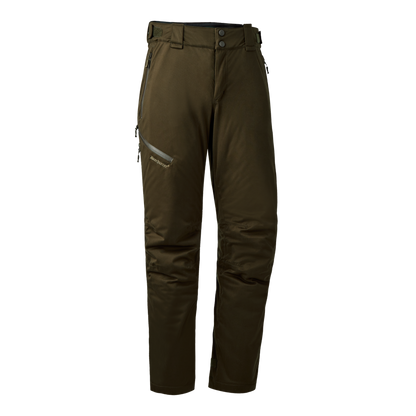 Pantaloni Deerhunter Excape Winter, Art Green, cu bretele, de iarna