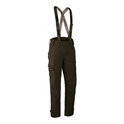 Pantaloni Deerhunter Muflon Extreme, culoare Wood, cu bretele, de iarna