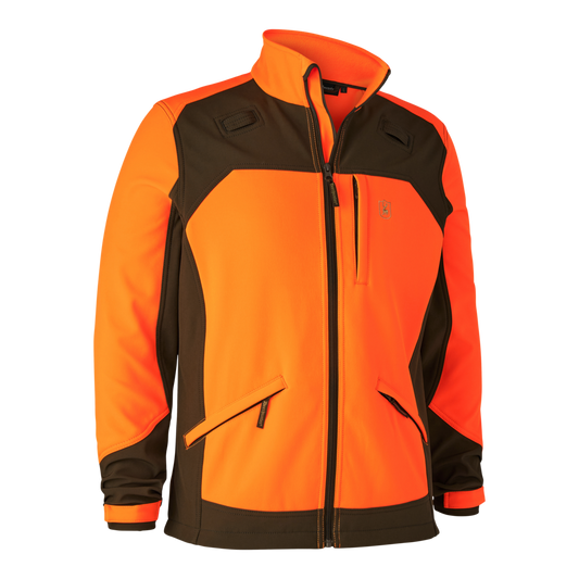 Jacheta Deerhunter Rogaland Softshell, orange, rezistenta la apa