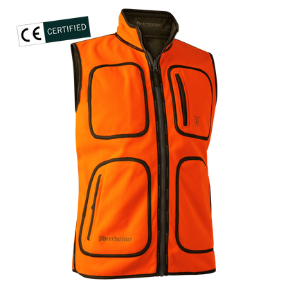 Vesta polar reversibila Deerhunter Gamekeeper, verde/oranj, rezistenta la apa