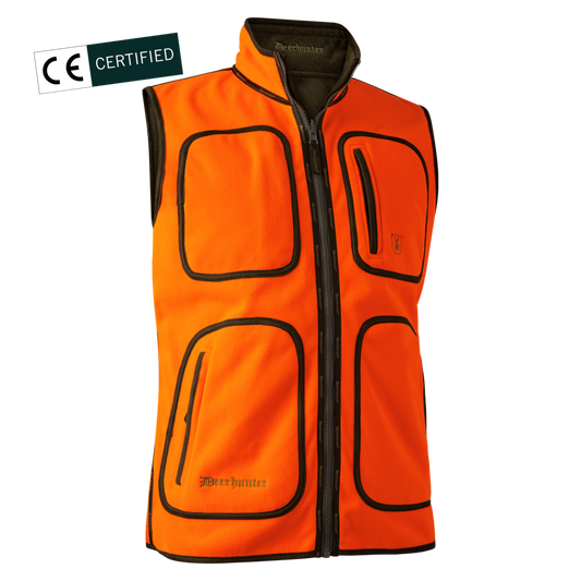 Vesta polar reversibila Deerhunter Gamekeeper, verde/oranj, rezistenta la apa