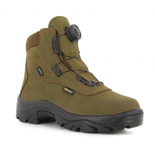 Bocanci CHIRUCA Labrador, Gore-Tex, sireturi rapide BOA, piele olive, impermeabili