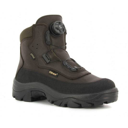 Bocanci CHIRUCA Labrador, Gore-Tex, sireturi rapide BOA, piele maro, impermeabili