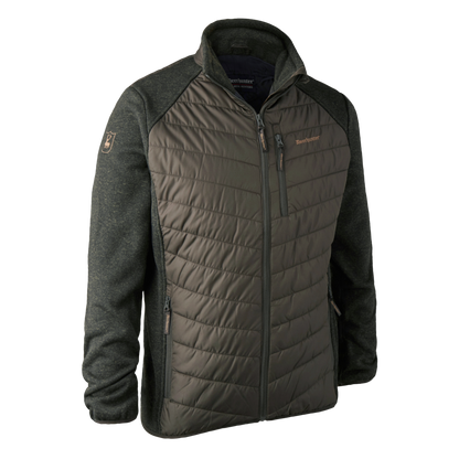 Geaca Deerhunter Moor Padded cu tricot, culoare Timber