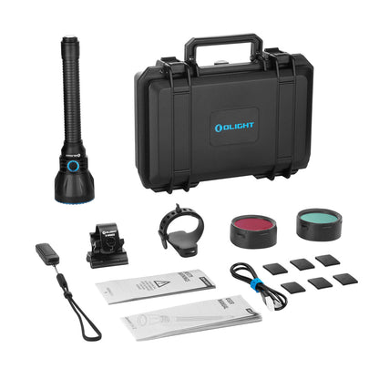 Set complet Lanterna Olight Javelot Turbo 2, 1800 lumeni / 1500m distanta